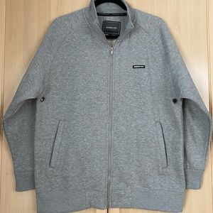 Members Only Jacket Grey Sweatshirt Pockets Size XL NWOT